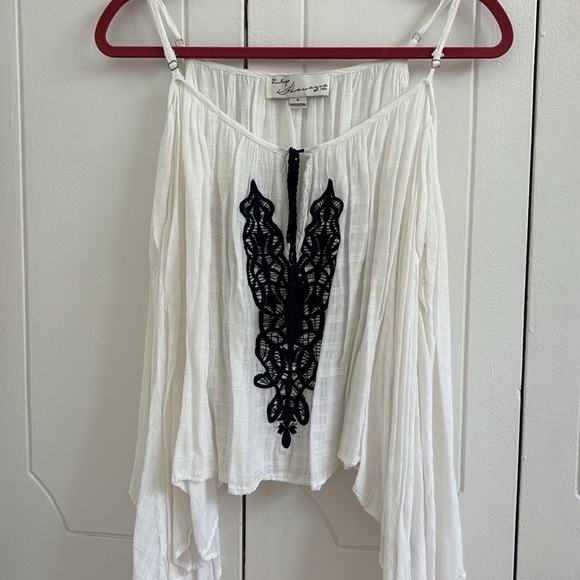 Vintage Havana Boho Off The Shoulder Top - Picture 2 of 3